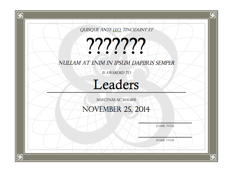 What Courses Should All Leaders Take?